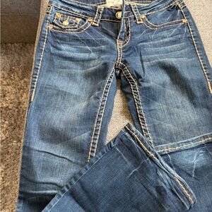 L.A. Idol Dark Blue Straight Leg Jeans